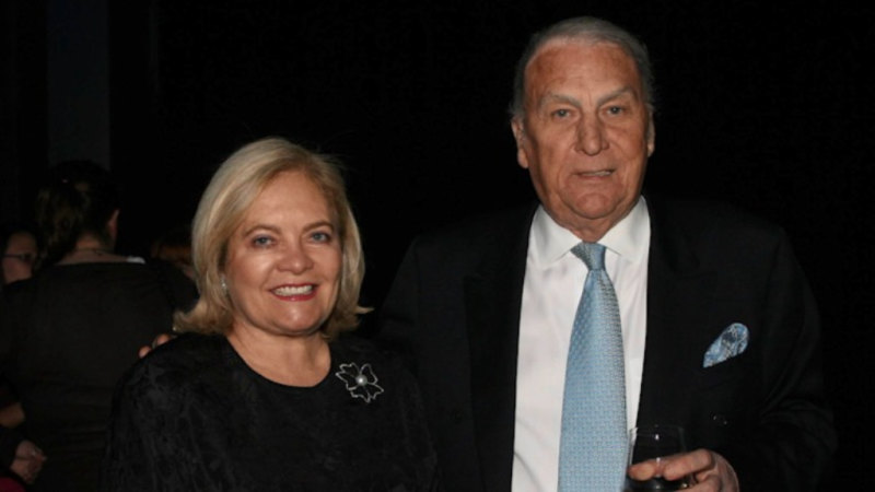 Video: Radio legend John Laws' wife Caroline has died