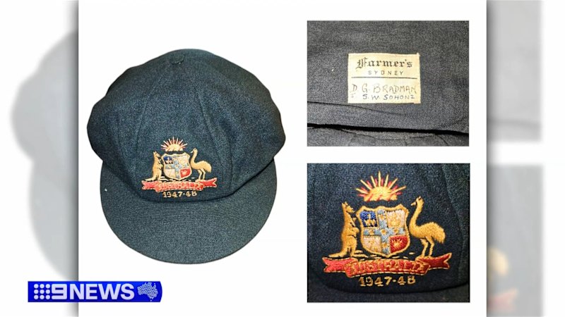 Bradman baggy green up for auction