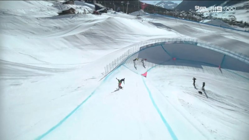 Hughes angers Swiss rival with aggressive move