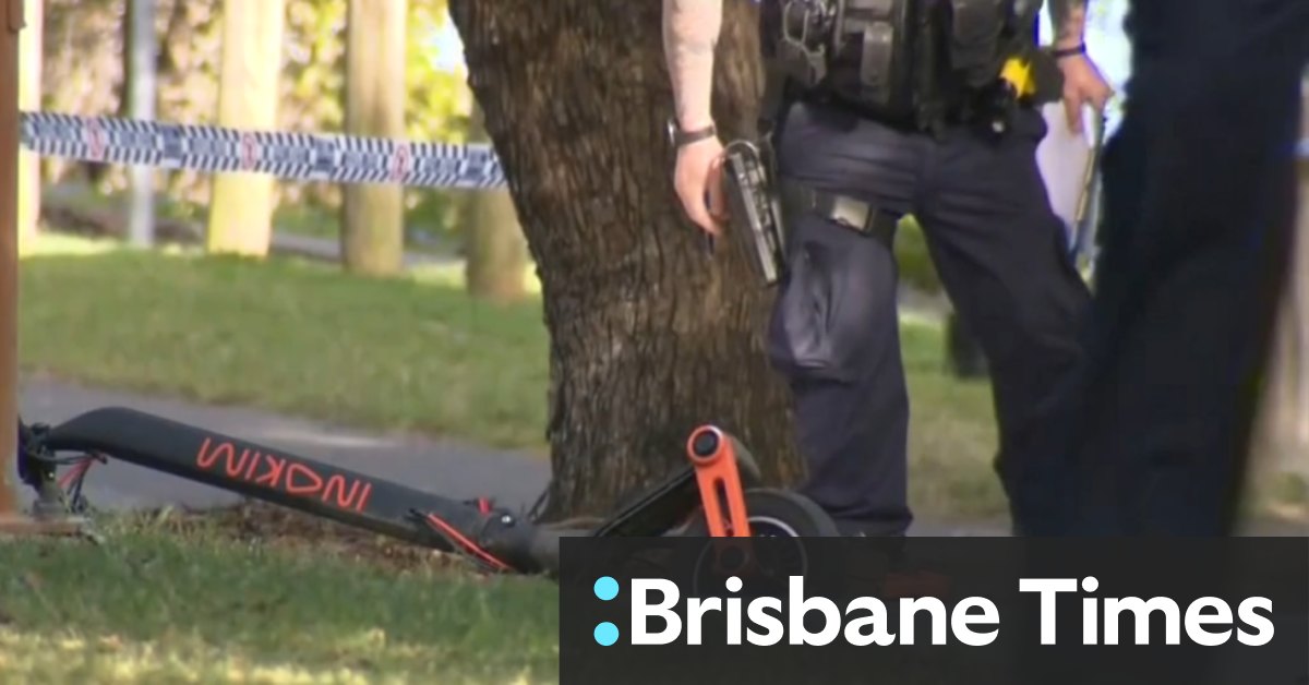 Video Man killed in Brisbane escooter crash