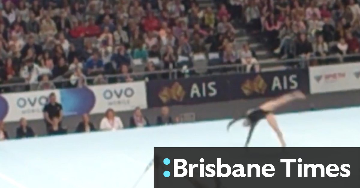 Video Shocking gymnastics accident