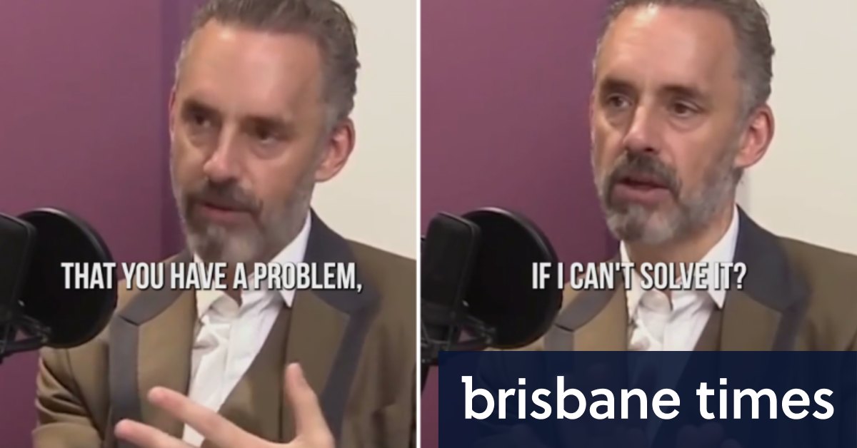 Jordan Peterson talks about the role optimism plays in problem solving - Brisbane Times