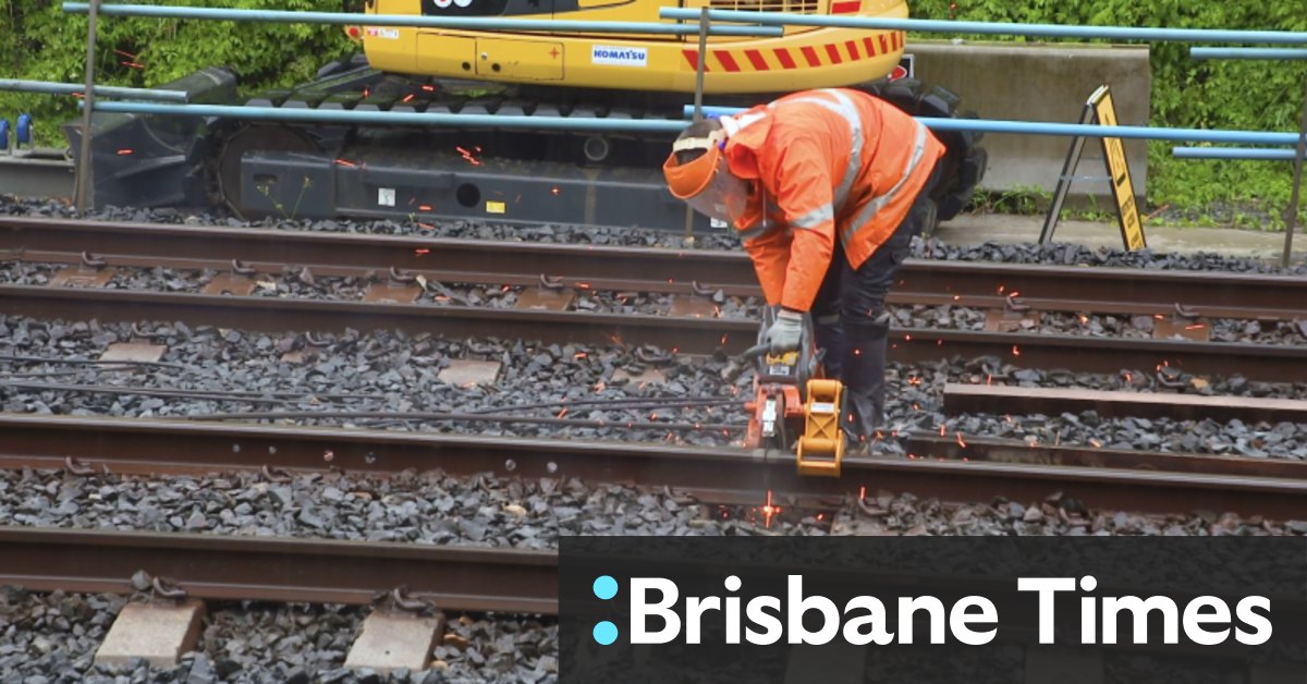 Video: Sydney train line shifted in just 48 hours