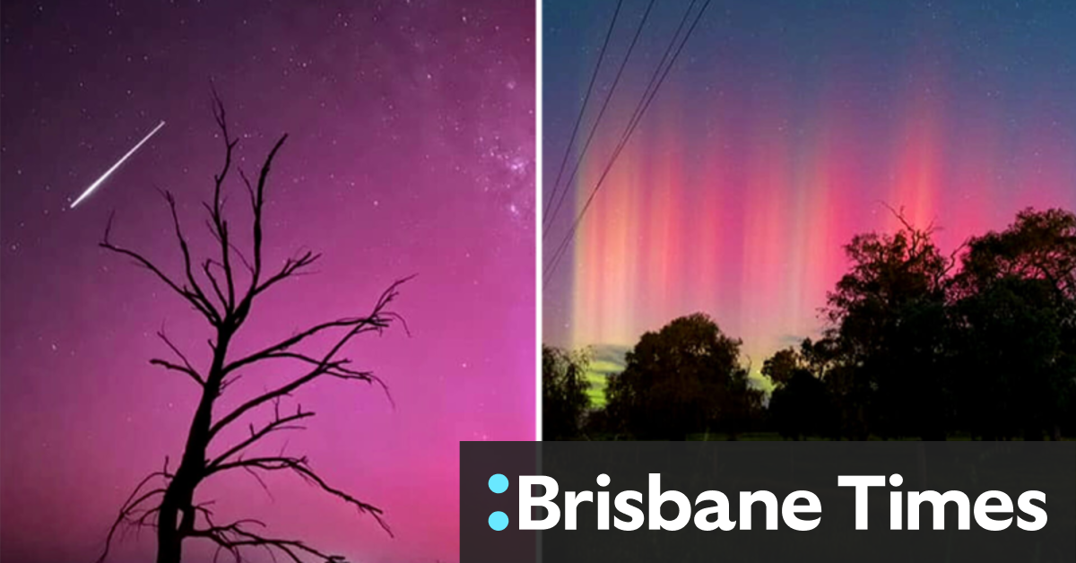 Video Aurora Australis lights up our skies