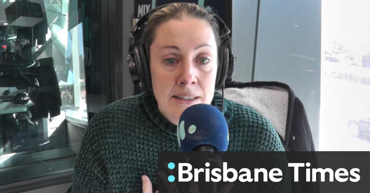 Video Perth radio host breaks down on air