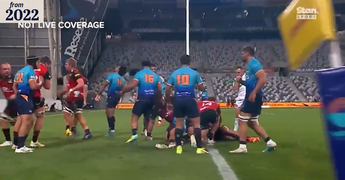 Video: Codie Taylor finishes it off for the Crusaders
