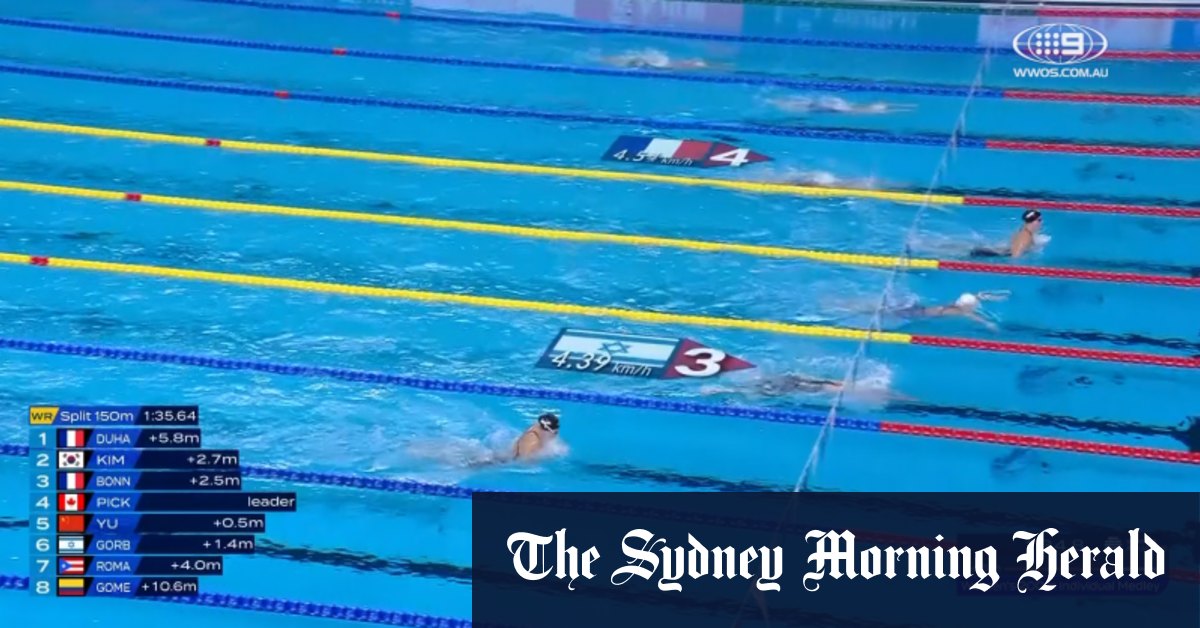 Video Women's 200m Individual Medley SemiFinal 1 Race replay World