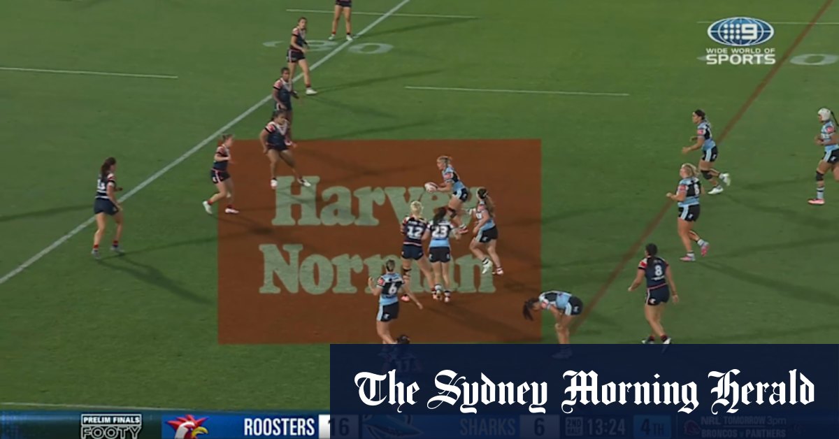 Video: NRLW Highlights: Roosters v Sharks