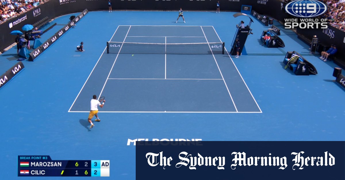 Video Australian Open Highlights Fabian Marozsan v Marin Cilic