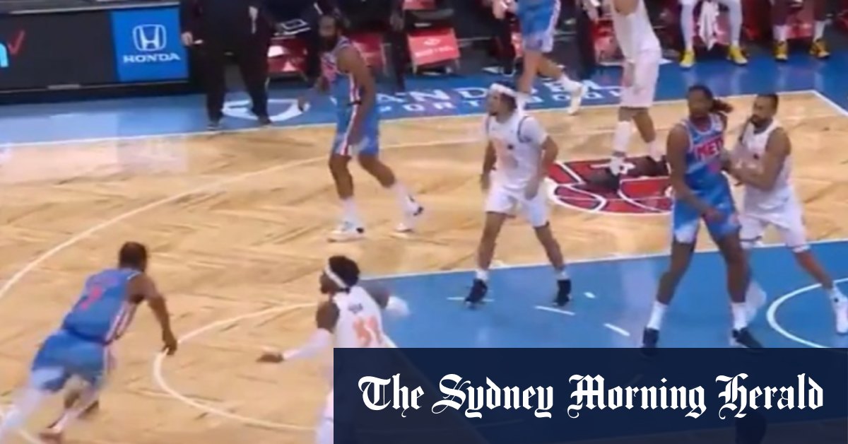 Video: Harden triple-double on Nets debut