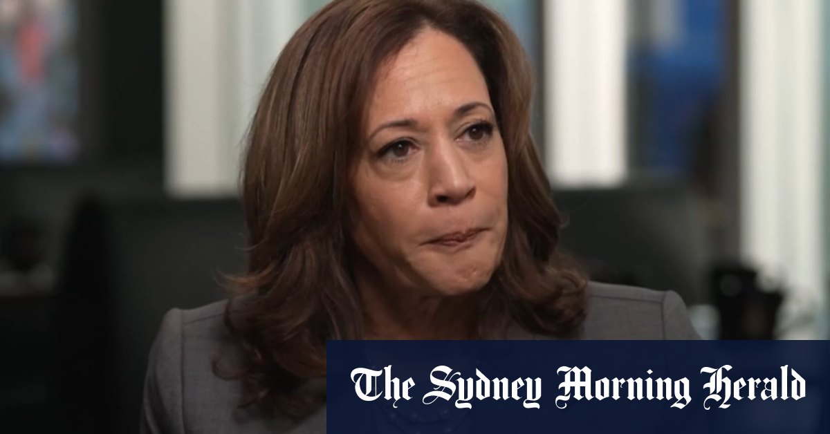Kamala Harris gives first major interview as presidential nominee