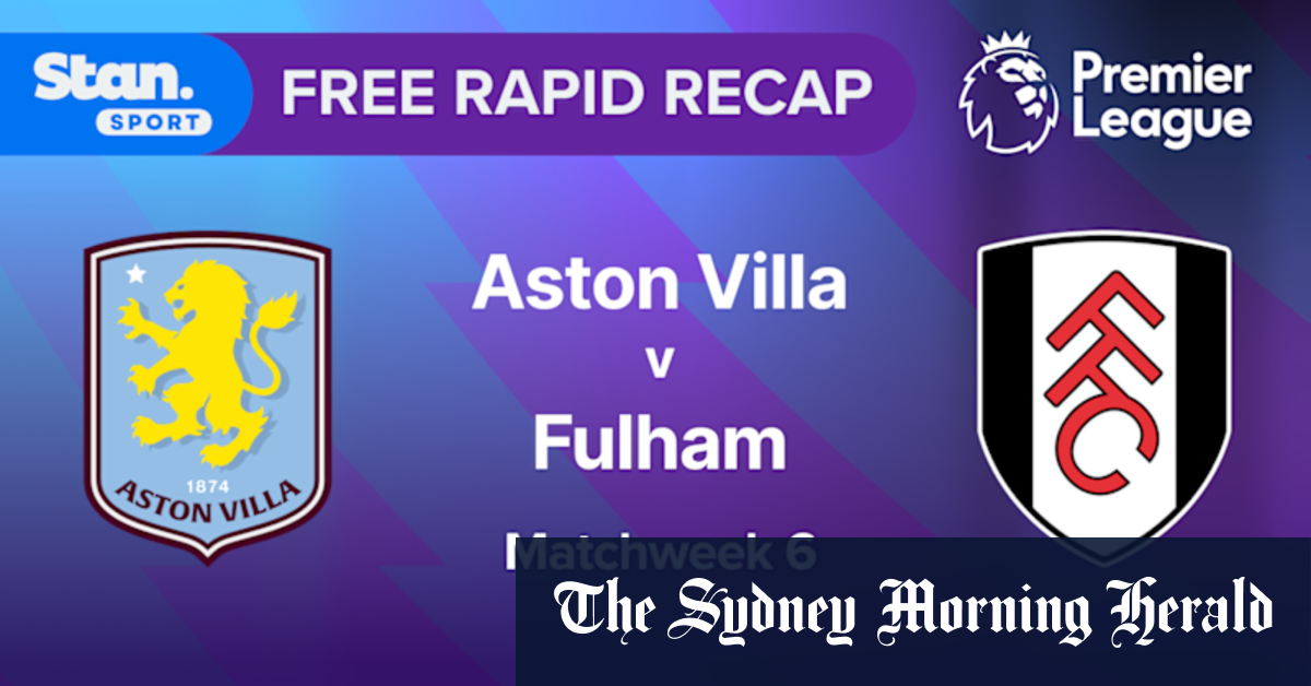 Aston Villa vs Fulham: MW6 Highlights & Analysis | Premier League 2024