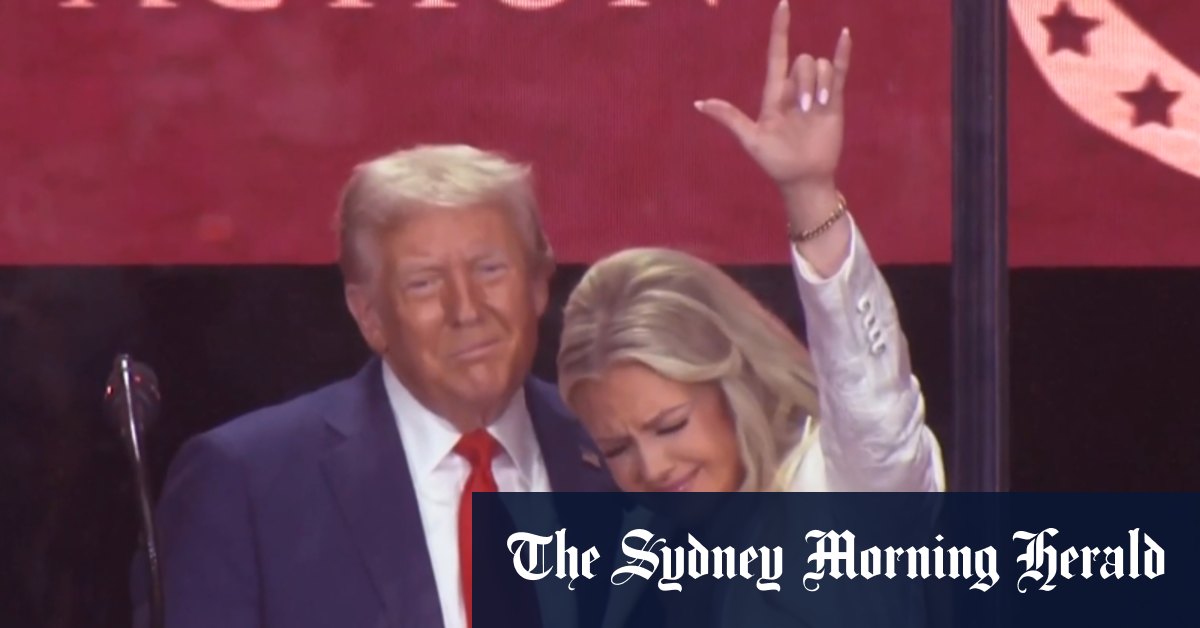 Mourners including US President Donald Trump gather for Charlie Kirk memorial