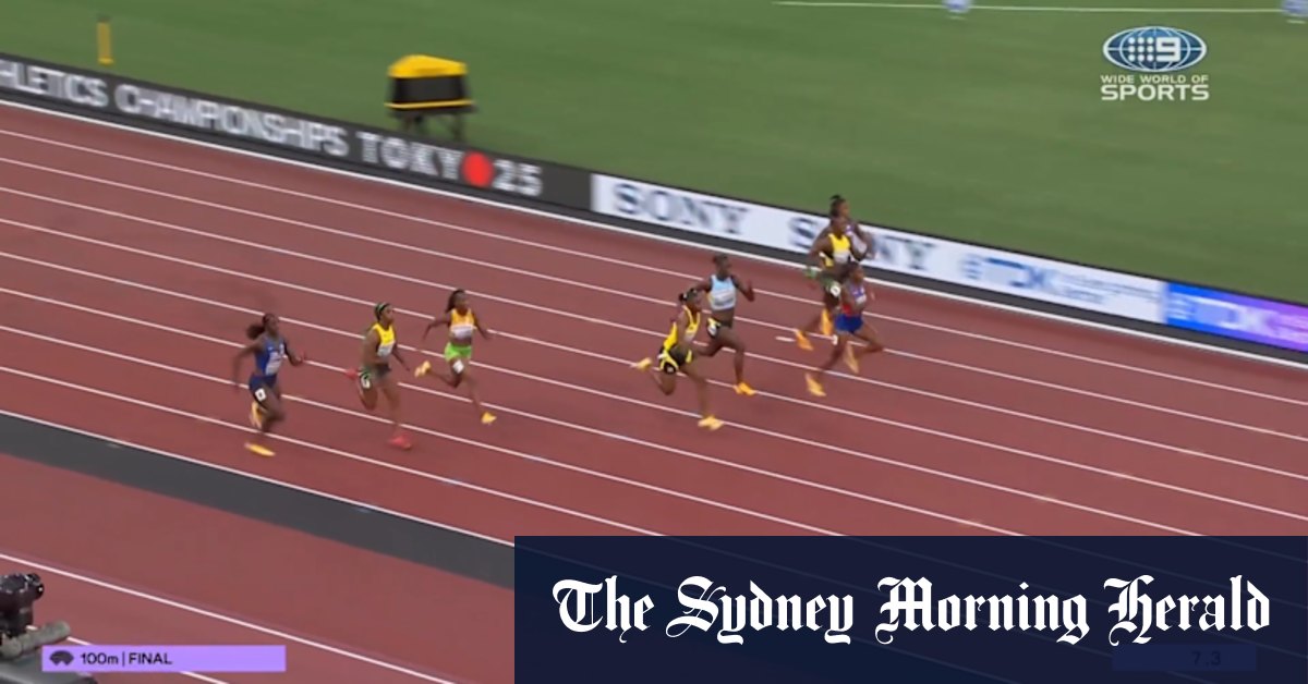 Video: Jefferson-Wooden clinches 100m gold