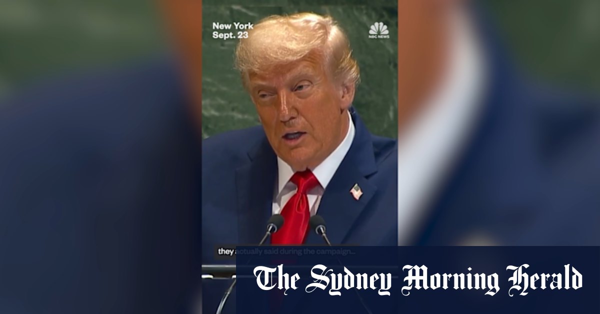 Trump tells UN that climate change is a ‘con job’