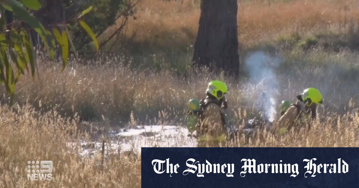 Video Helicopter crash in regional NSW