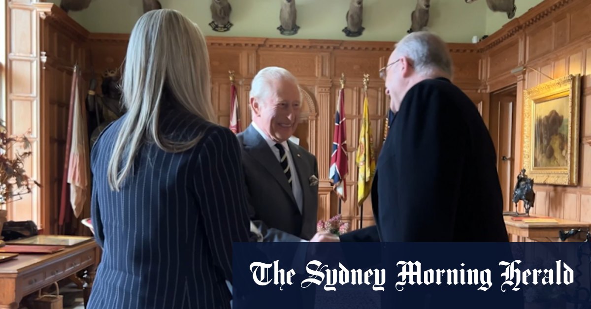 Anthony Albanese meets King Charles at Balmoral