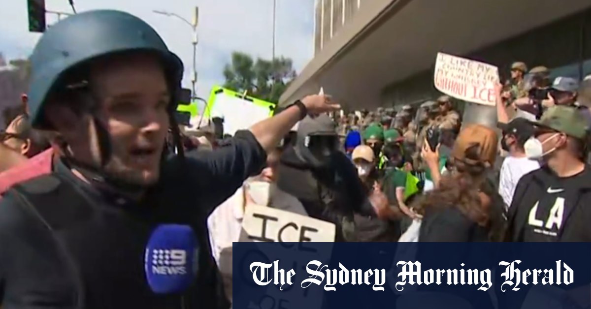 Video: Tensions boil over in Los Angeles during 'No Kings' protest