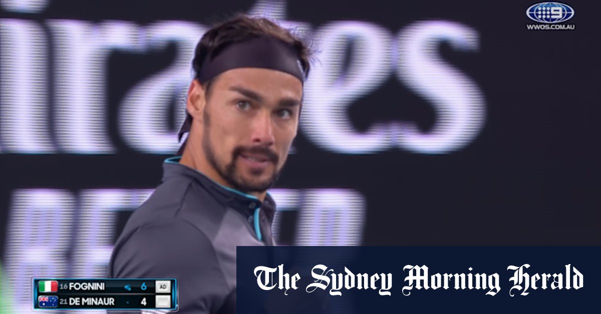 Video: Australian Open: Alex De Minaur v Fabio Fognini