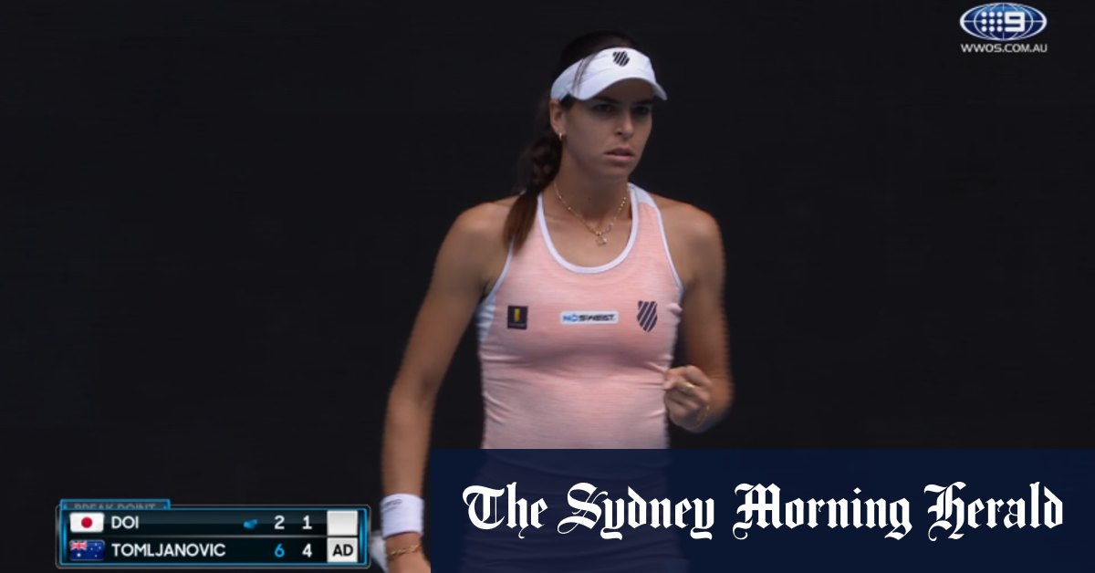 Video: Australian Open: Ajla Tomljanovic v Misaki Doi