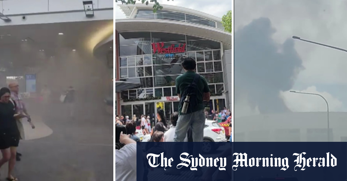 Video Thousands evacuated after fire at Westfield