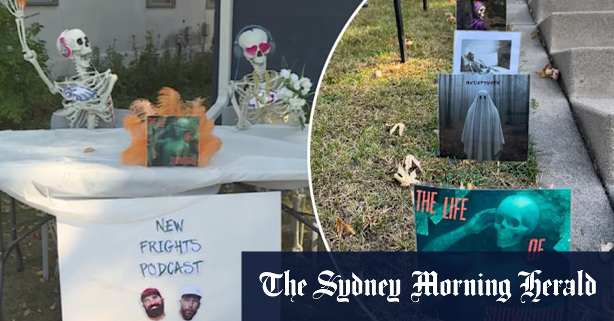Taylor Swift superfan turns home into Halloween tribute
