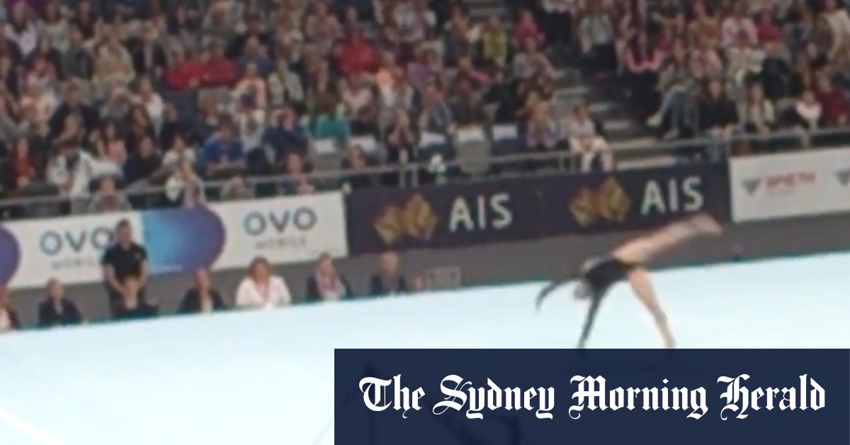 Video Shocking gymnastics accident