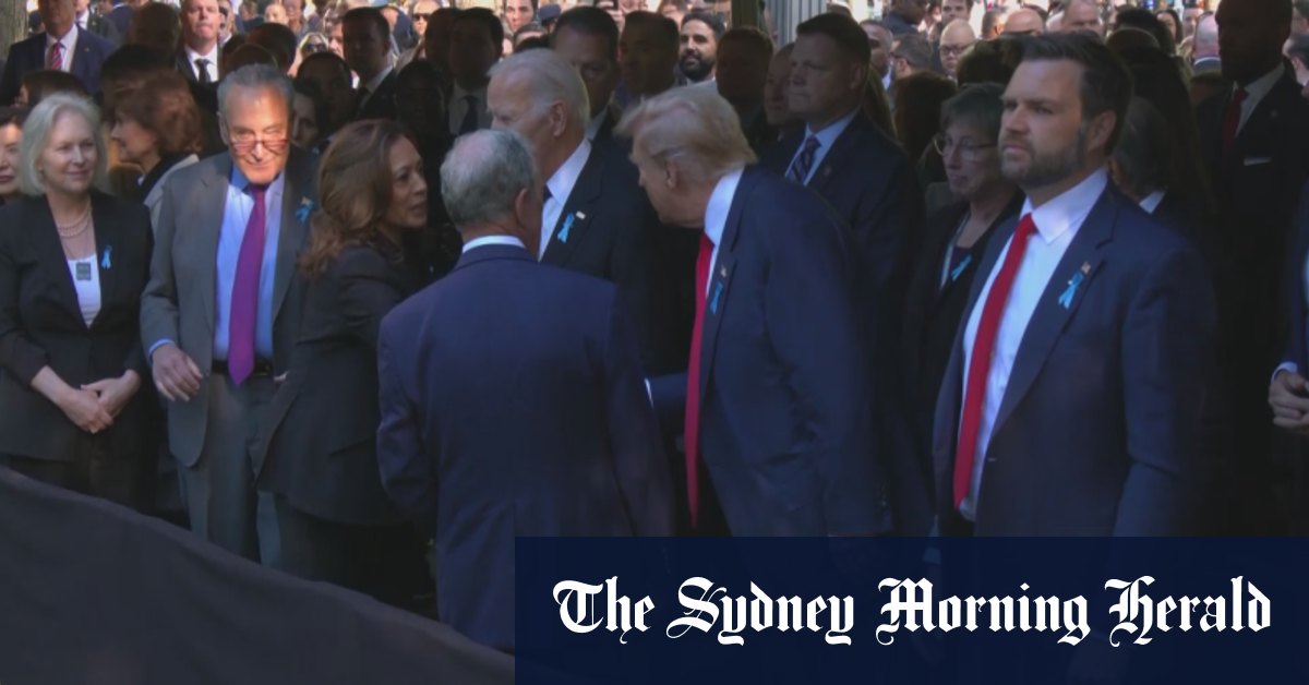 Kamala Harris and Donald Trump attend September 11 anniversary service