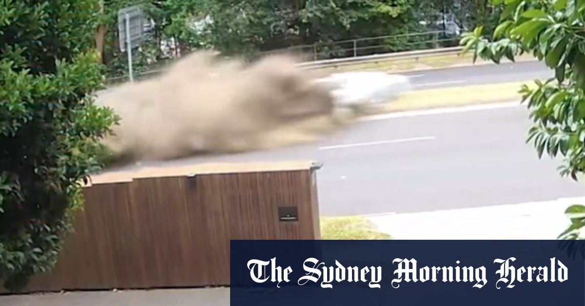 Porsche crashes into two cars on Sydney’s Upper North Shore