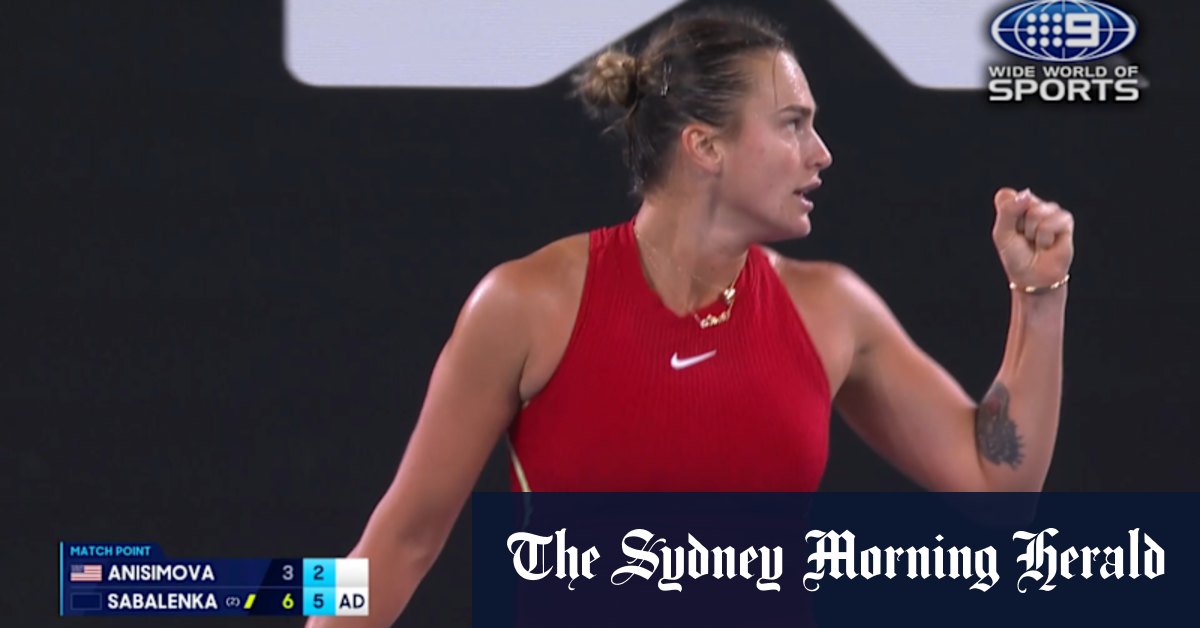 Video: Sabalenka cruises into quarter-finals