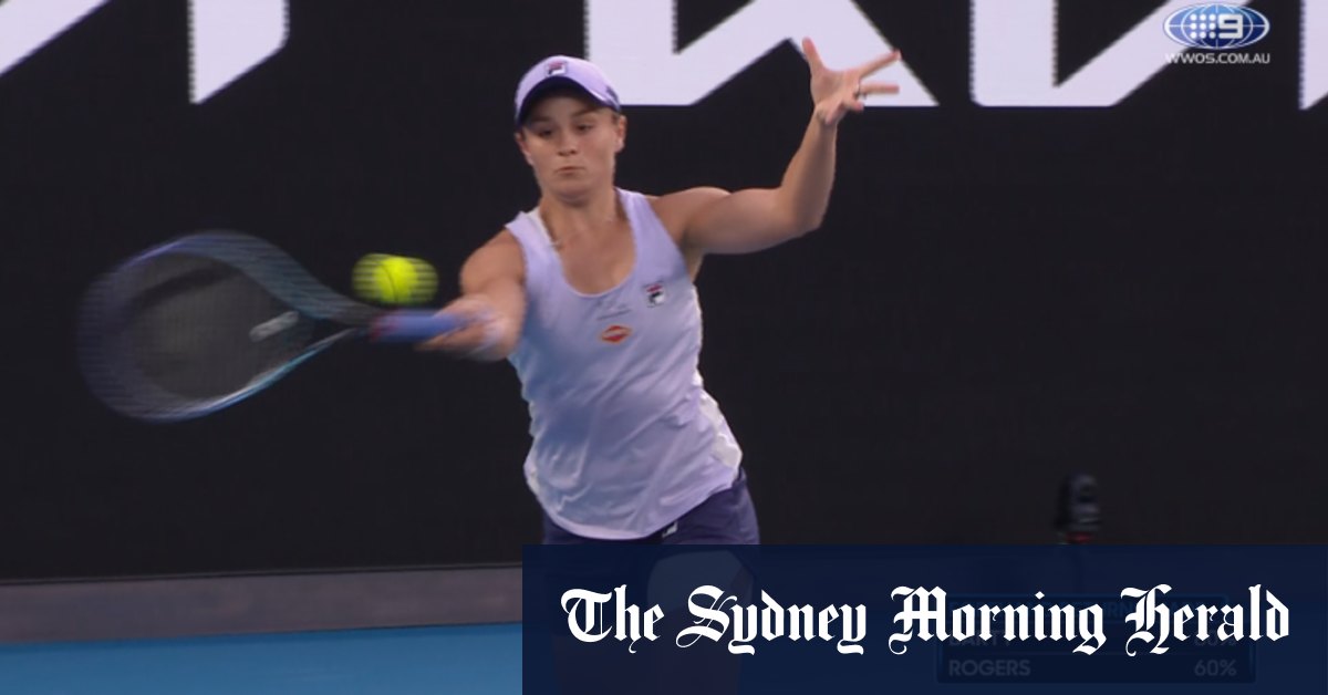 Video: Australian Open: Ash Barty v Shelby Rogers