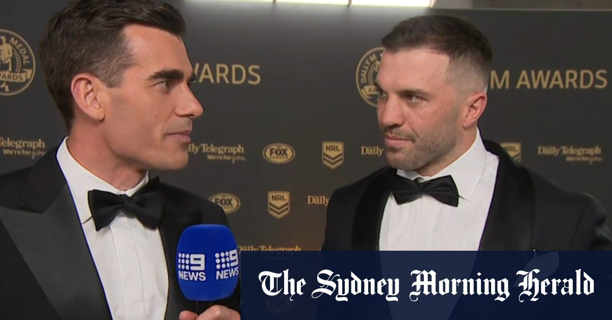 Teddy addresses Kangaroos move at Dally M night