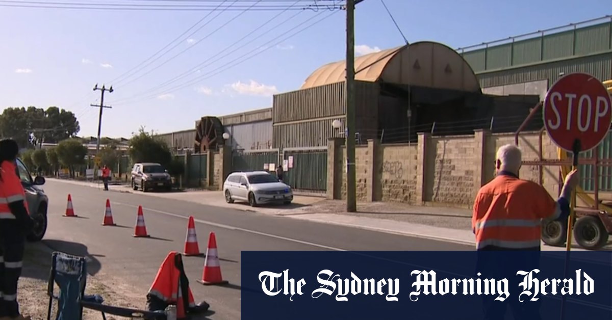 Worker crushed at Perth factory