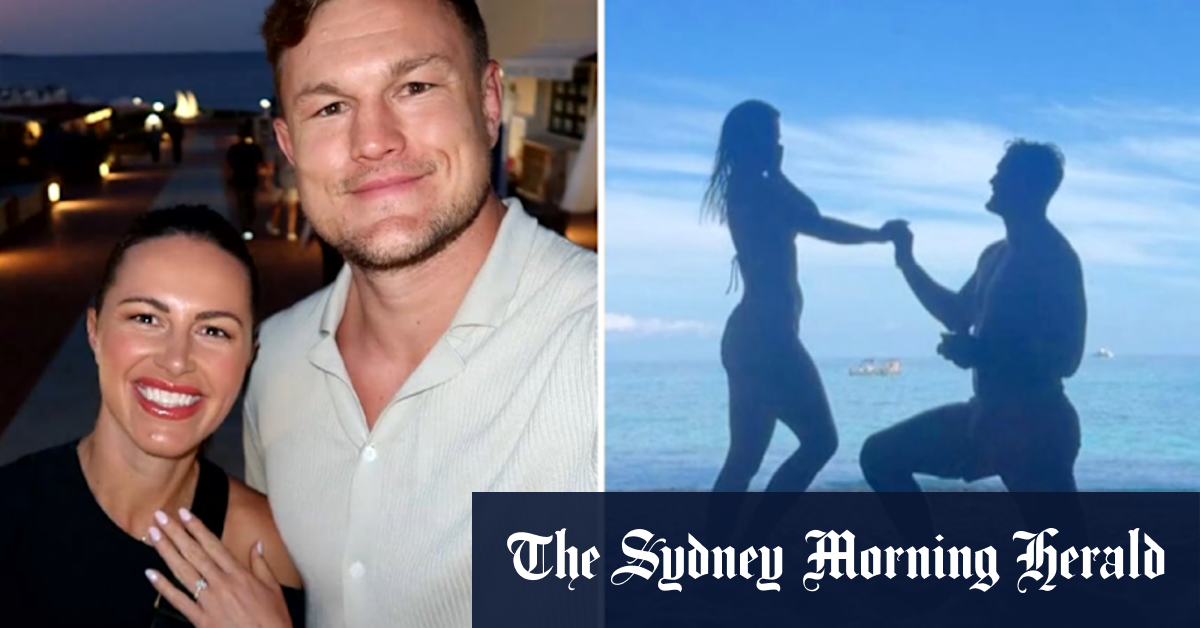 Danika Mason and NRL player Liam Knight are engaged