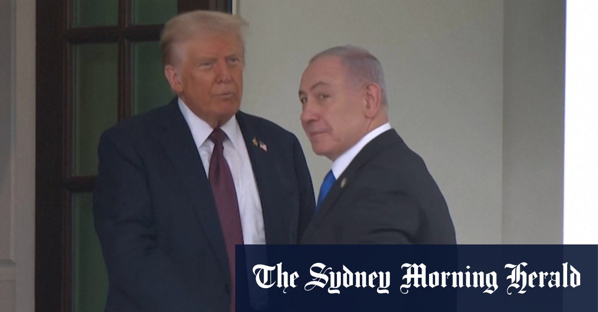 US President Donald Trump announces Middle East peace plan