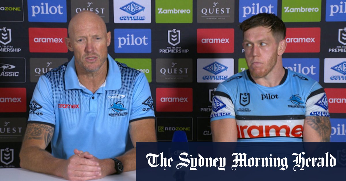 Video: Sharks coach hits back at 'weird' criticism