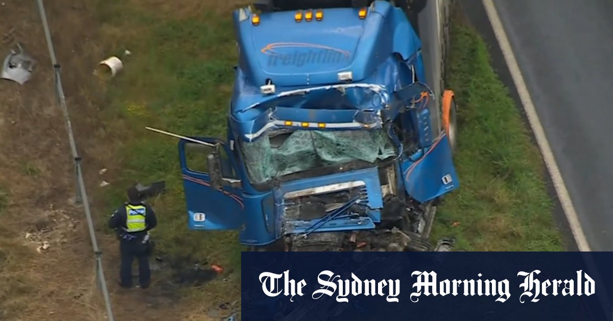 Truck driver pleads guilty over Victoria school bus crash