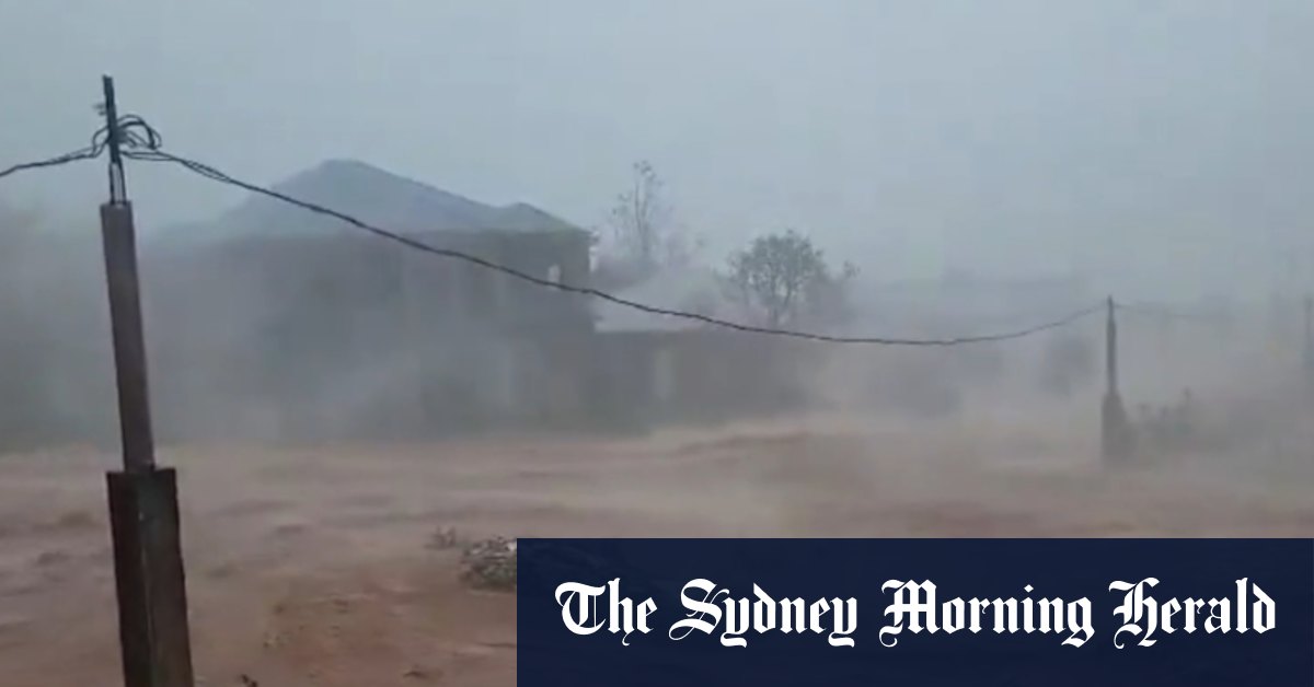 Hurricane Melissa makes landfall on the island of Jamaica