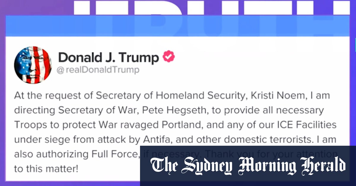 Trump orders National Guard onto Portland