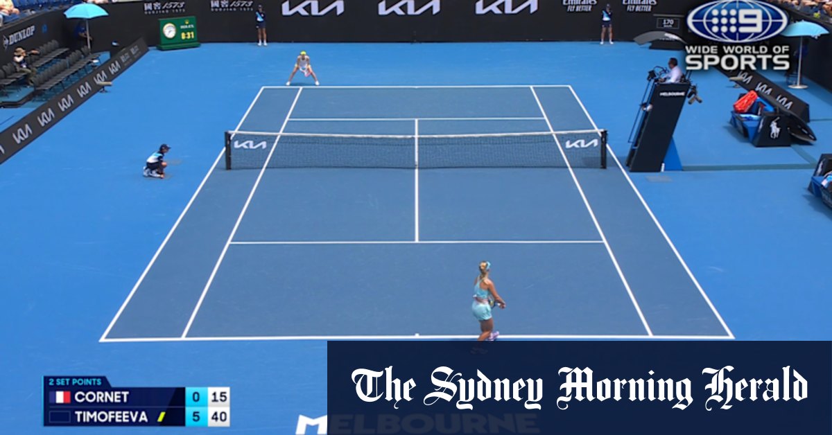 Video Australian Open Highlights Alize v Maria Timofeeva