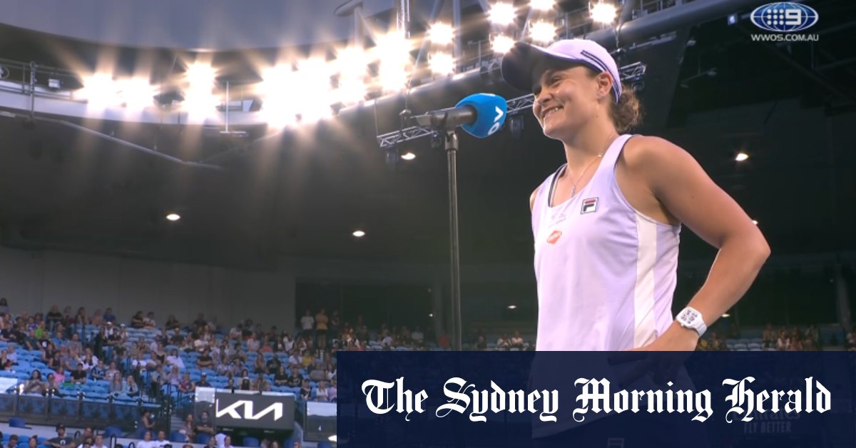 Video: Post Match Interview: Ash Barty breaks down her ...