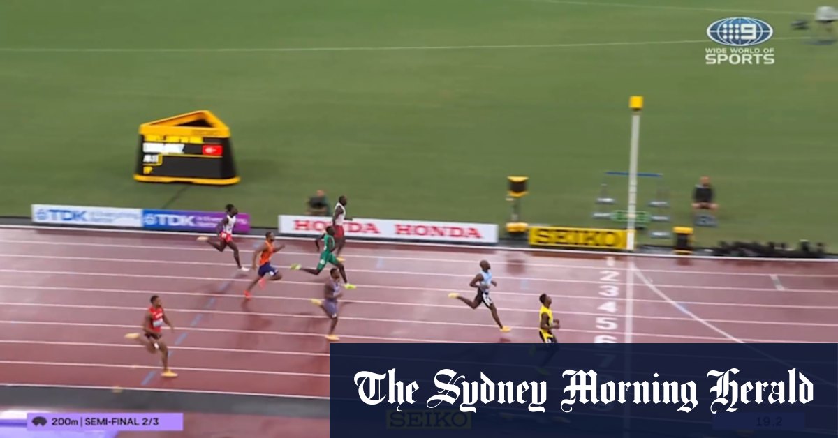 Gout Gout finishes fourth in 200m semi