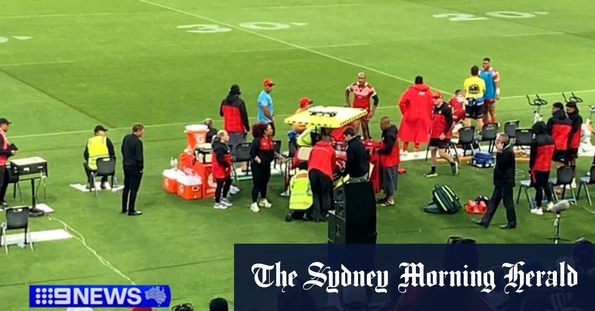 Tongan forward banged up on brutal day