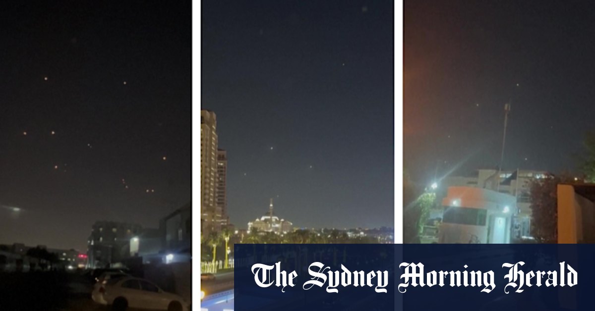 Witnesses see possible missiles in sky in Qatar