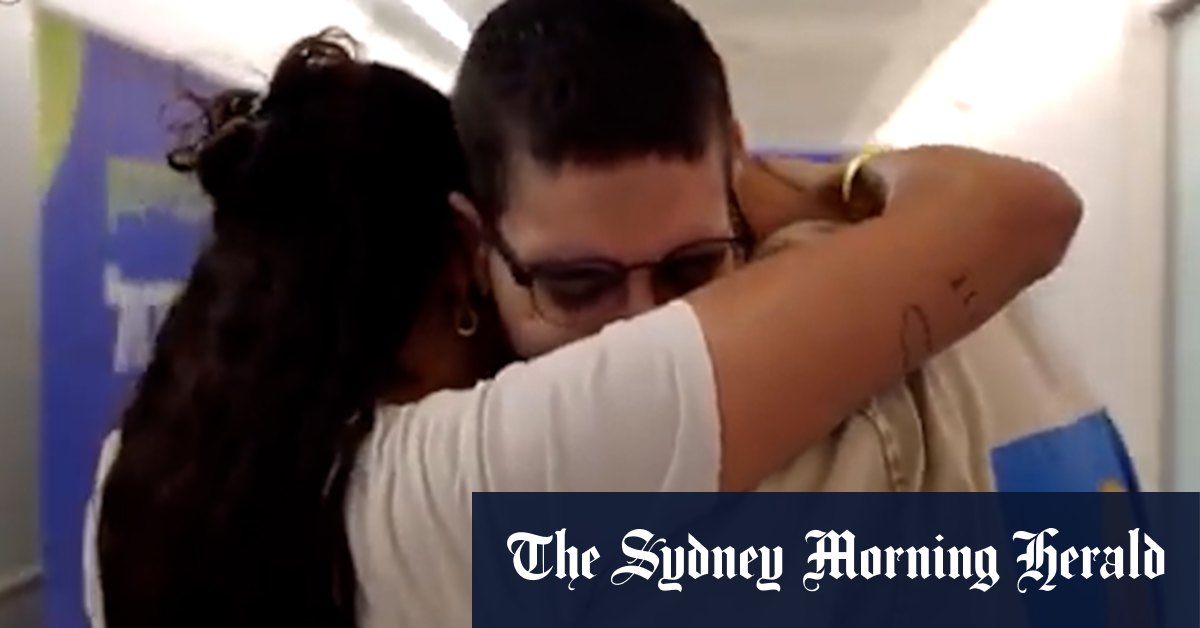 Israeli hostage Evyatar David is reunited with loved ones