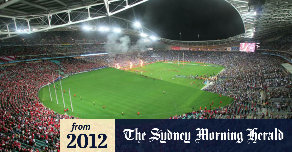 Video Timelapse Anz Stadium From Afl To Nrl