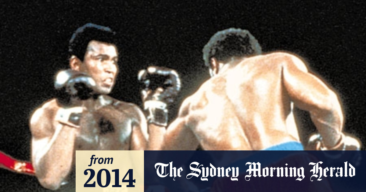 Muhammad Ali George Foreman And The Rumble In The Jungle 40 Years On