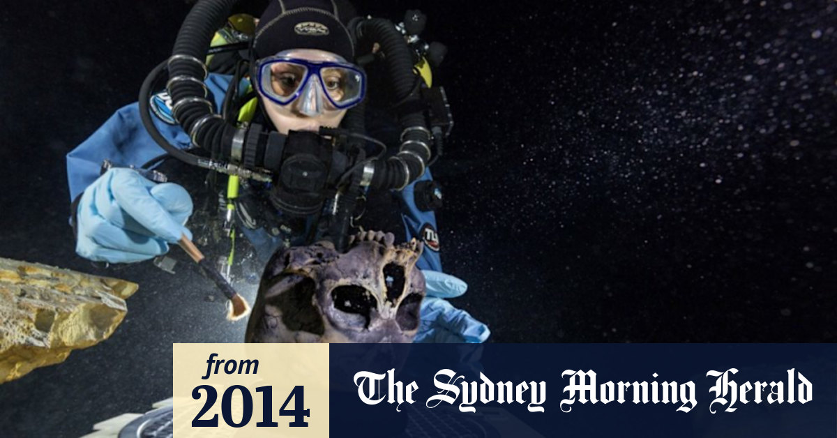 12,000-year-old human skeleton found in underwater cave