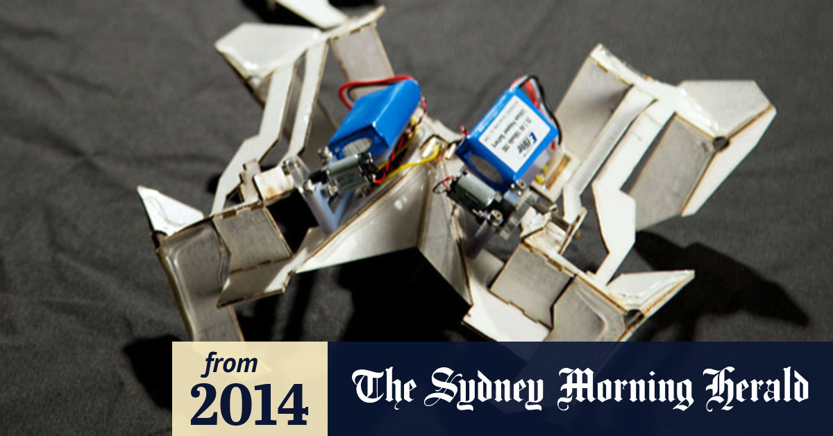 Video: Origami robot folds itself and walks
