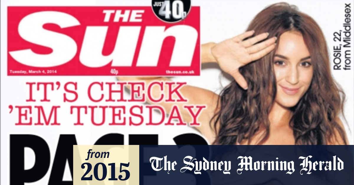 Has The Sun Newspaper Quietly Dropped Page 3 Girls?